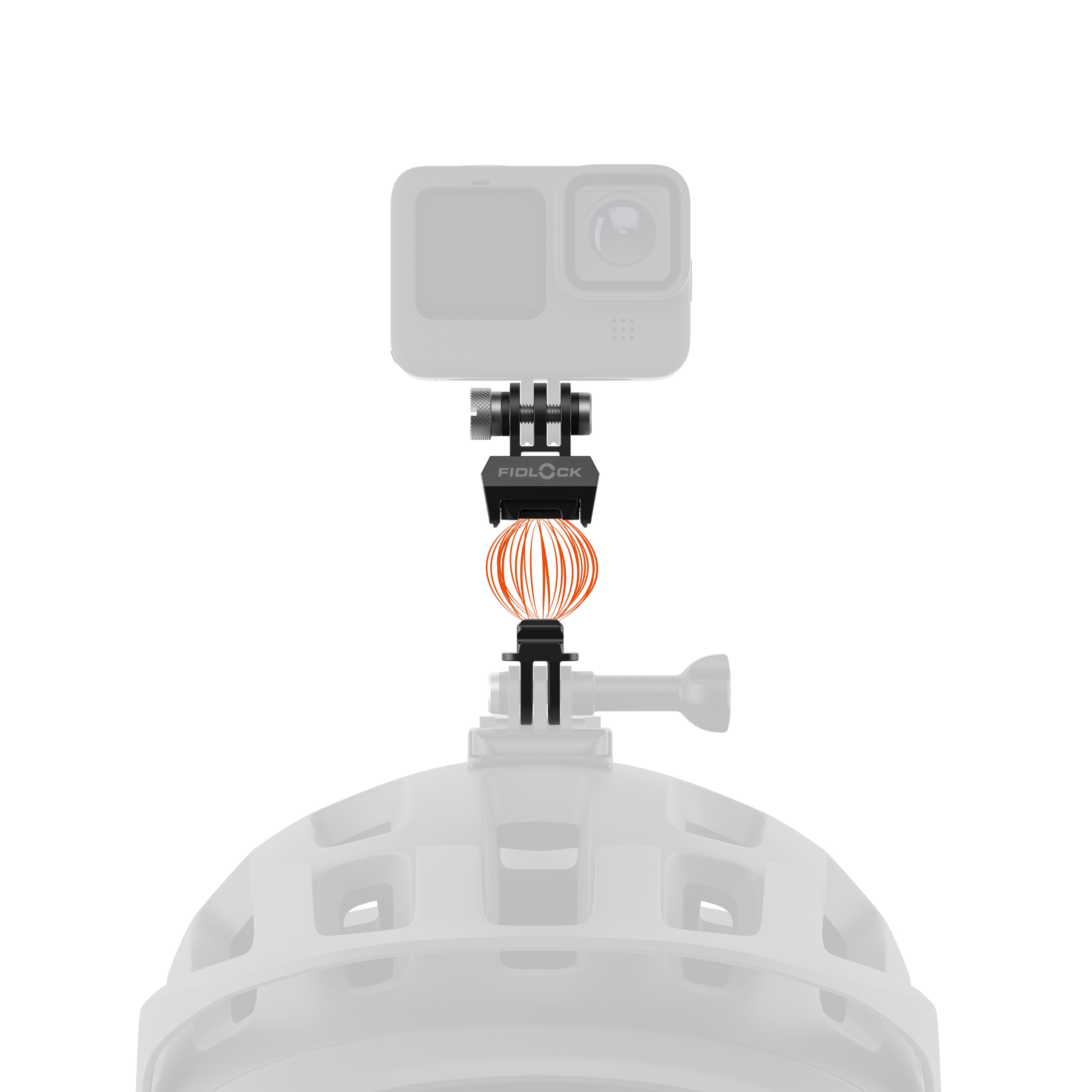 Fidlock pinclip action cam mount